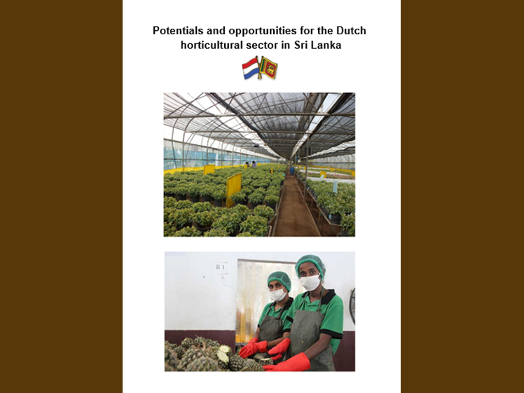 Potentials and opportunities for the Dutch horticultural sector in Sri Lanka